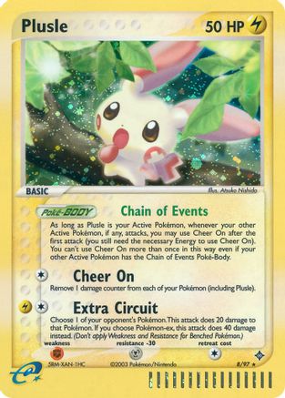Plusle 008/97 - Dragon Reverse Holofoil