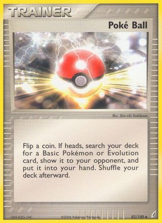 Poke Ball 082/100 - Crystal Guardians Reverse Holofoil
