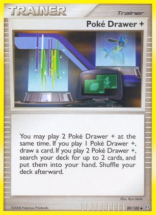 Poke Drawer + 089/100 - Stormfront Reverse Holofoil