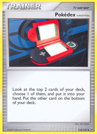 Pokedex HANDY910is 114/127 - Platinum Reverse Holofoil