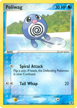 Poliwag 075/112 - FireRed & LeafGreen Reverse Holofoil