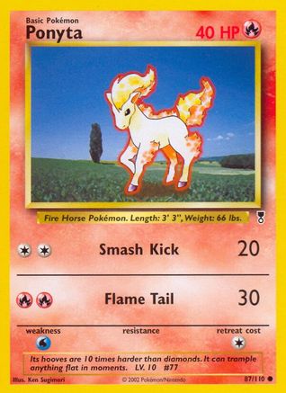 Ponyta 087/110 - Legendary Collection Reverse Holofoil