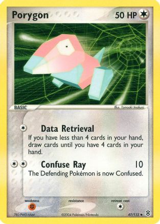 Porygon 047/112 - FireRed & LeafGreen Reverse Holofoil