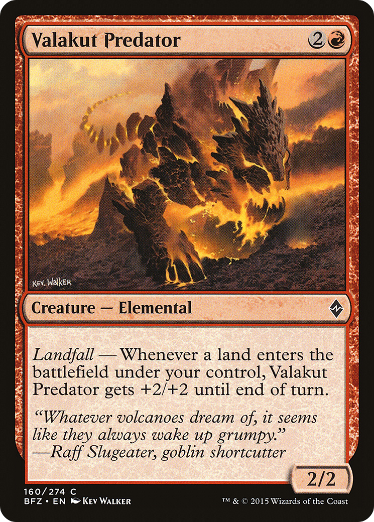 Valakut Predator (BFZ-160) - Battle for Zendikar