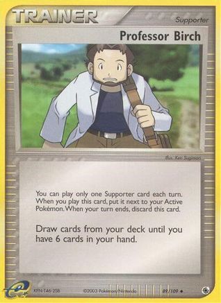 Professor Birch 089/109 - Ruby and Sapphire Reverse Holofoil