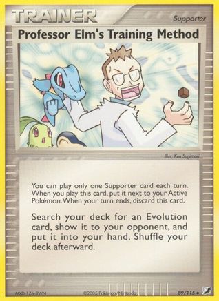 Professor Elm's Training Method 089/115 - Unseen Forces Reverse Holofoil