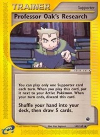 Professor Oak's Research 149/165 - Expedition Reverse Holofoil