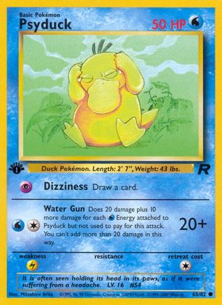 Psyduck 065/82 - Team Rocket 1st Edition