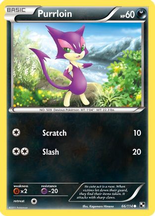 Purrloin 066/114 - Black and White
