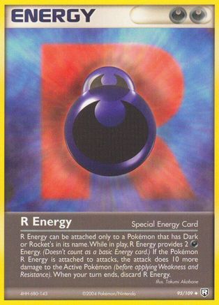 R Energy 095/109 - Team Rocket Returns