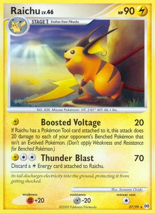 Raichu 027/99 - Arceus