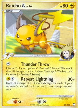 Raichu GL 031/111 - Rising Rivals