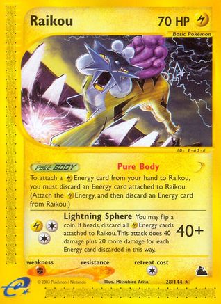 Raikou 028/144 - Skyridge