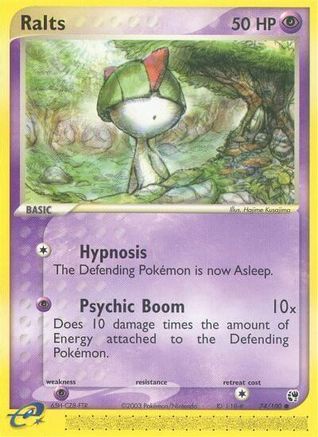 Ralts 074/100 - Sandstorm Reverse Holofoil