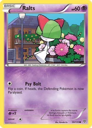 Ralts 059/135 - Plasma Storm Reverse Holofoil