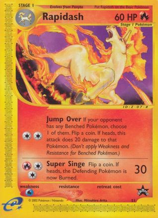 Rapidash 051/53 - WoTC Promo