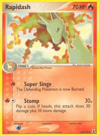Rapidash 052/113 - Delta Species Reverse Holofoil