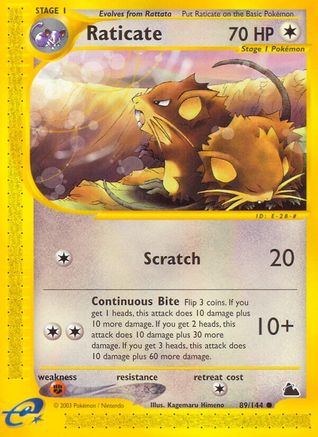 Raticate 089/144 - Skyridge