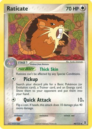 Raticate 048/112 - FireRed & LeafGreen