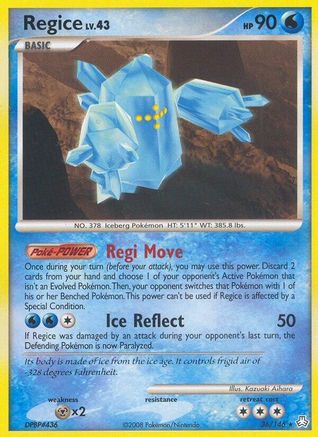 Regice 036/146 - Legends Awakened