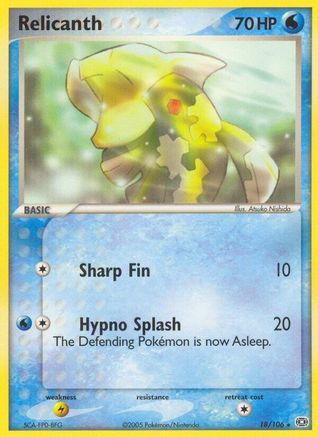 Relicanth 018/106 - Emerald Reverse Holofoil