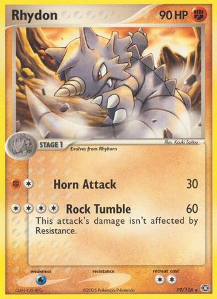 Rhydon 019/106 - Emerald