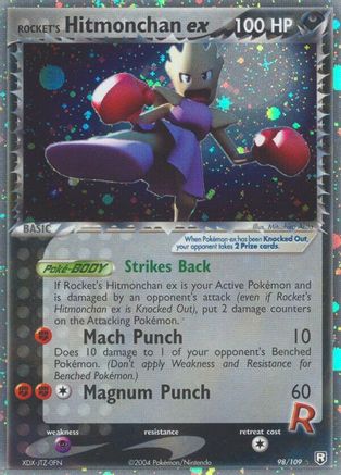 Rocket's Hitmonchan ex 098/109 - Team Rocket Returns Holofoil