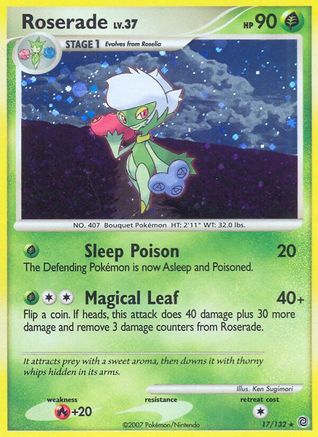 Roserade 017/132 - Secret Wonders Reverse Holofoil