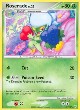 Roserade 081/147 - Supreme Victors Reverse Holofoil