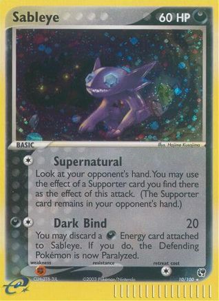 Sableye 010/100 - Sandstorm Holofoil