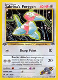 Sabrina's Porygon 098/132 - Gym Challenge 1st Edition
