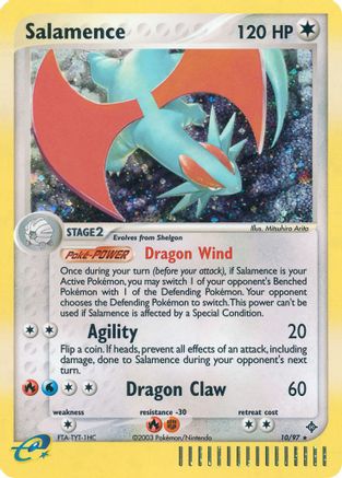Salamence 010/097 - Dragon Holofoil