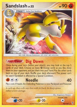 Sandslash 042/147 - Supreme Victors Reverse Holofoil