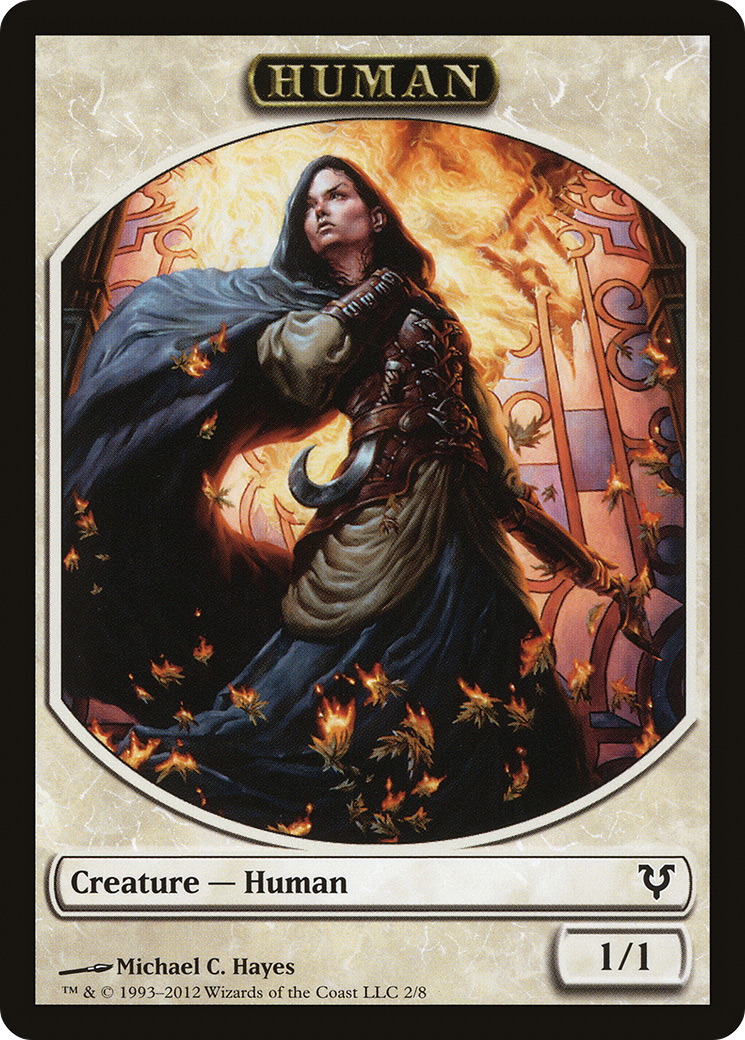 Human (AVR-002) - Avacyn Restored Tokens