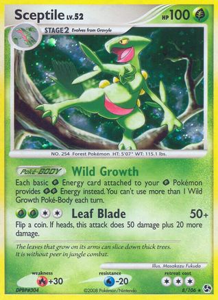 Sceptile 008/106 - Great Encounters Holofoil