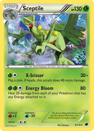Sceptile 008/116 - Plasma Freeze Holofoil