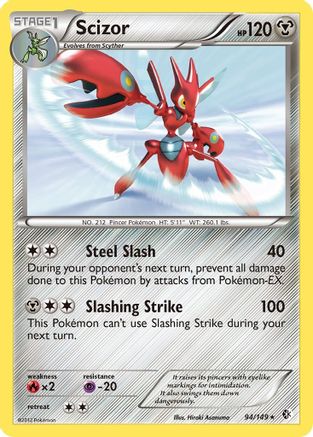 Scizor 094/149 - Boundaries Crossed Holofoil