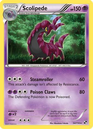 Scolipede 054/114 - Black and White