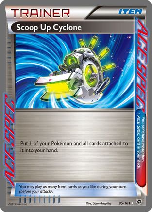 Scoop Up Cyclone 095/101 - Plasma Blast Holofoil