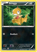 Scraggy 068/114 - Black and White Reverse Holofoil