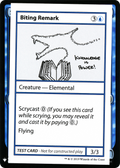 Biting Remark (CMB1-) - Mystery Booster Playtest Cards 2019
