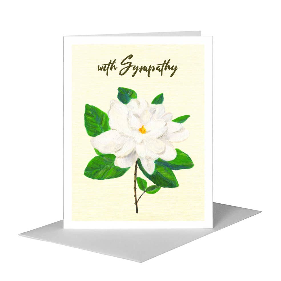 Gardenia, Greeting Card (#8339D)