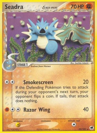 Seadra (Delta Species) 022/101 - Dragon Frontiers