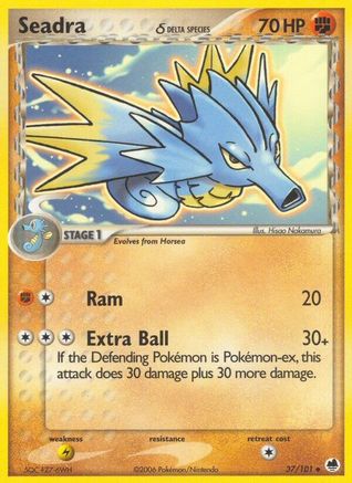 Seadra (Delta Species) 037/101 - Dragon Frontiers