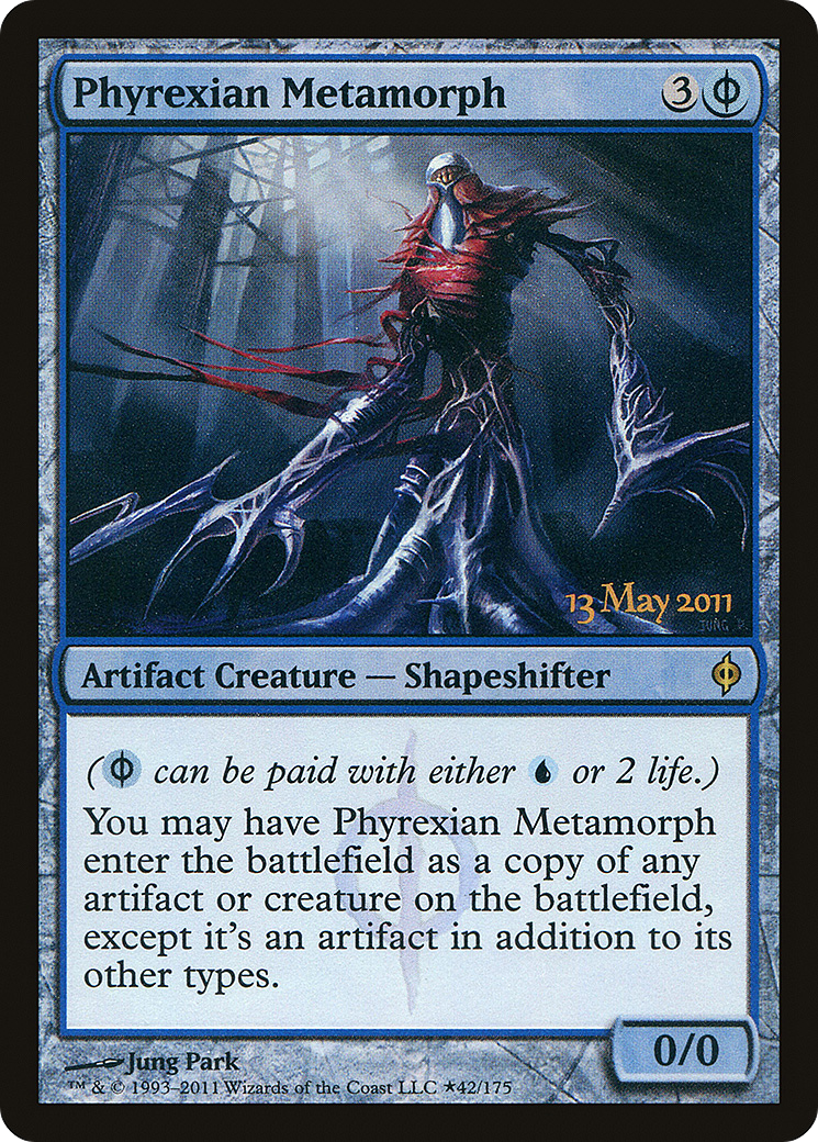 Phyrexian Metamorph (LARP-42★) - New Phyrexia Promos Foil