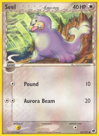 Seel (Delta Species) 062/101 - Dragon Frontiers
