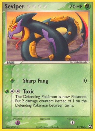 Seviper 023/108 - Power Keepers Reverse Holofoil