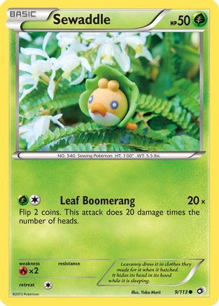 Sewaddle 009/113 - Legendary Treasures