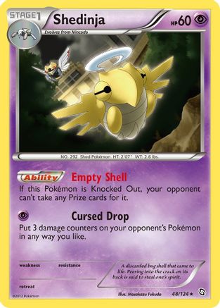 Shedinja 048/124 - Dragons Exalted Reverse Holofoil