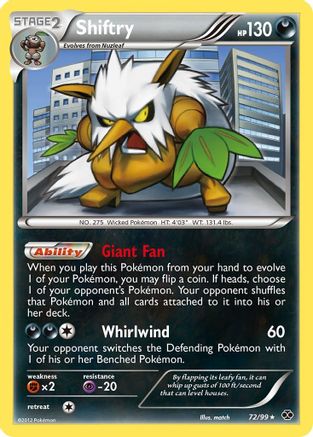 Shiftry 072/99 - Next Destinies Reverse Holofoil